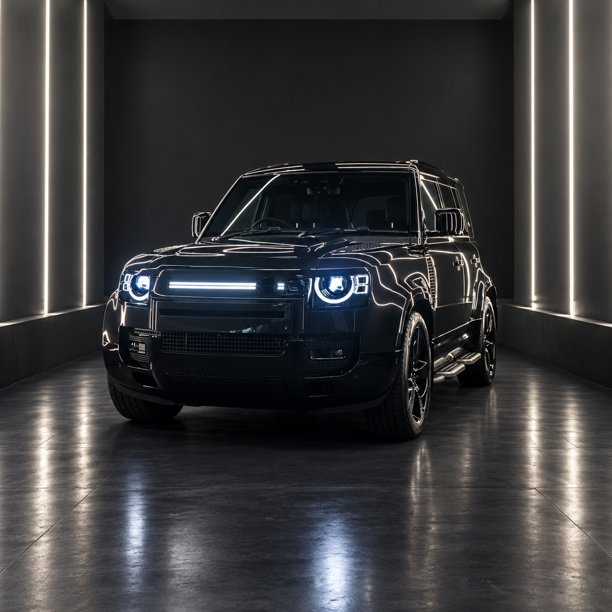 LED-grill zwart | Defender 90 / 110 / 130 (L663)