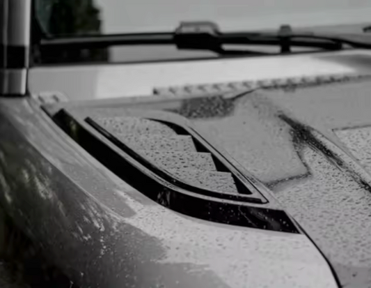 Gloss Black Bonnet Vents