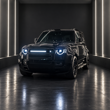 LED-grill zwart | Defender 90 / 110 / 130 (L663)