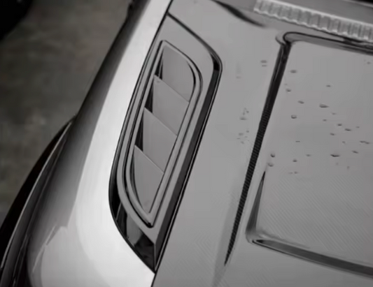 Gloss Black Bonnet Vents