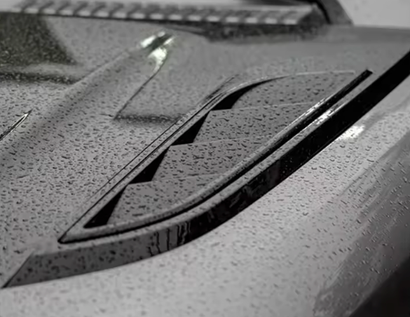 Gloss Black Bonnet Vents