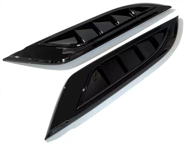 Gloss Black Bonnet Vents
