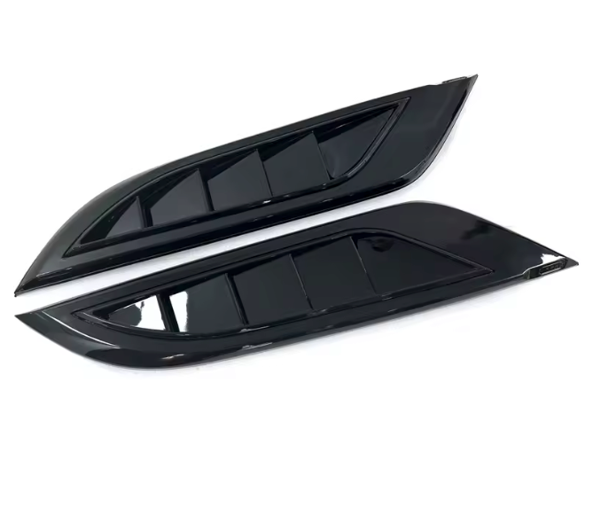 Gloss Black Bonnet Vents