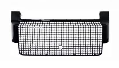 Zwarte mesh grille