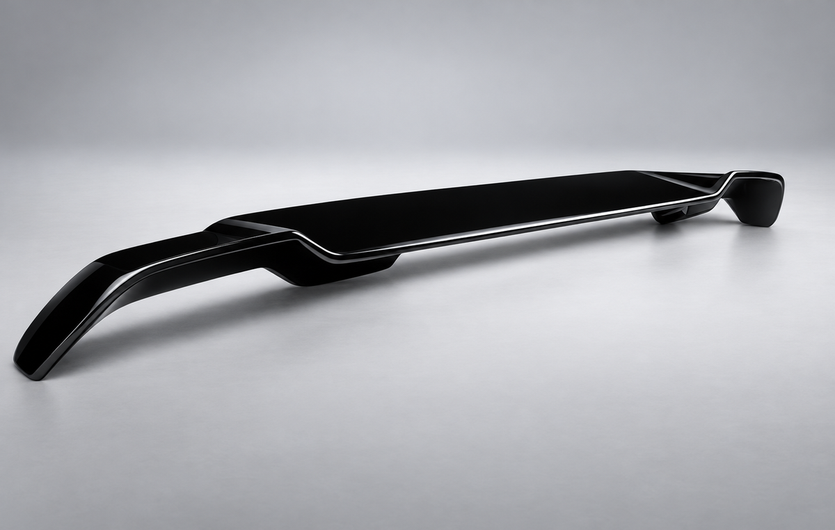 Defender L663 dakspoiler — Hoogglans zwart