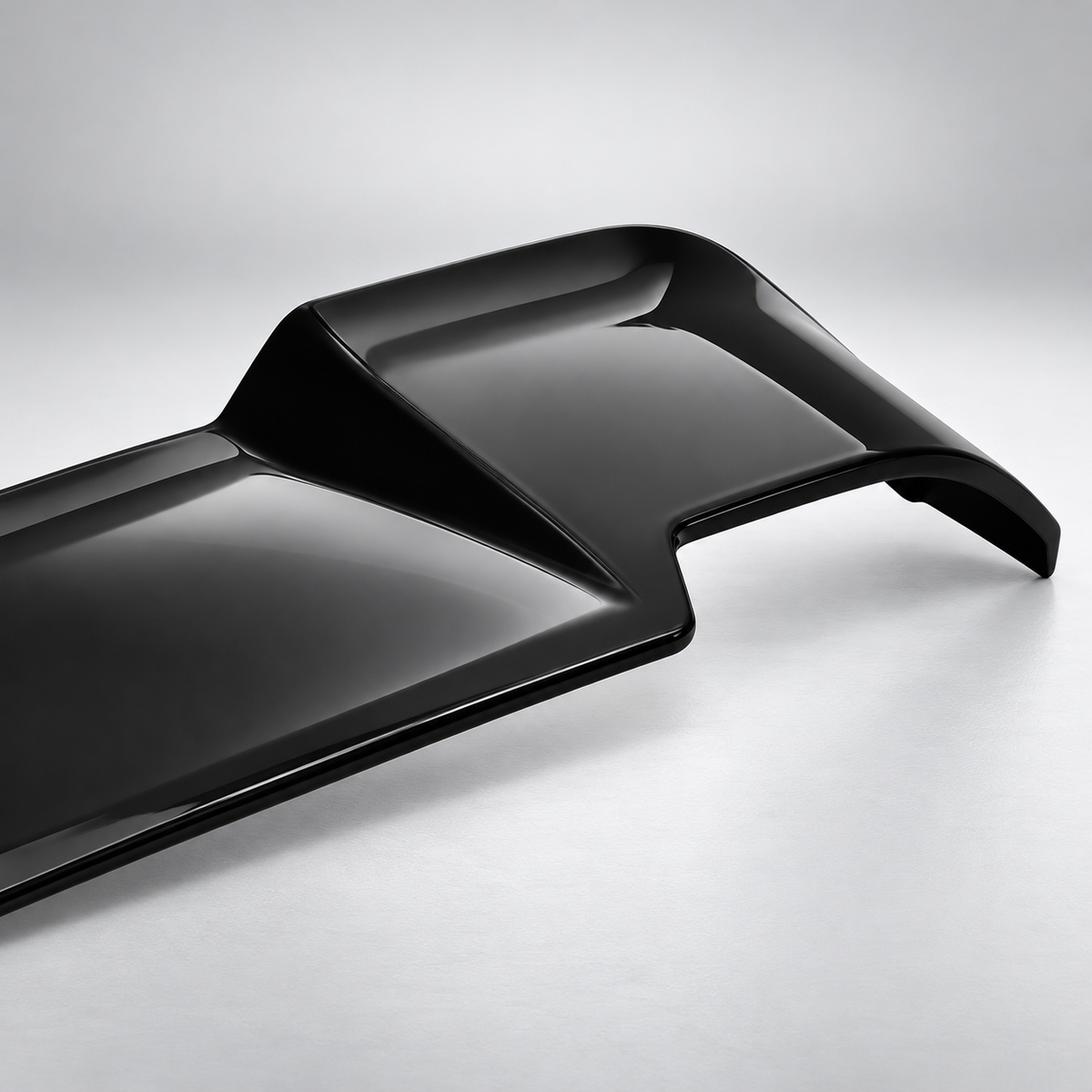 Defender L663 dakspoiler — Hoogglans zwart