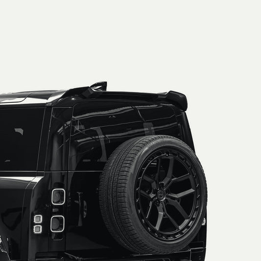Defender dakspoiler in hoogglans zwart