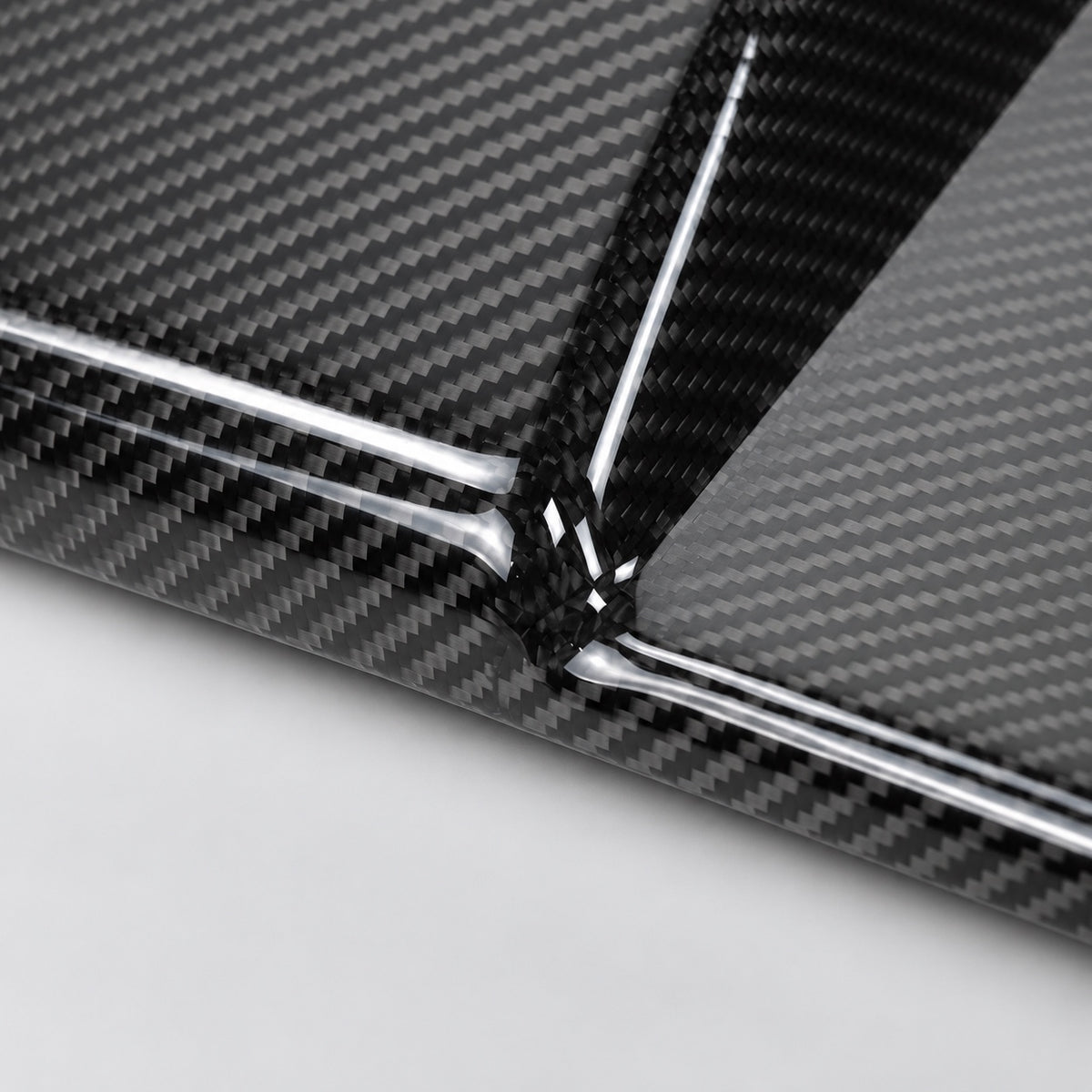 Carbonlook daklichtset – detail van de rand