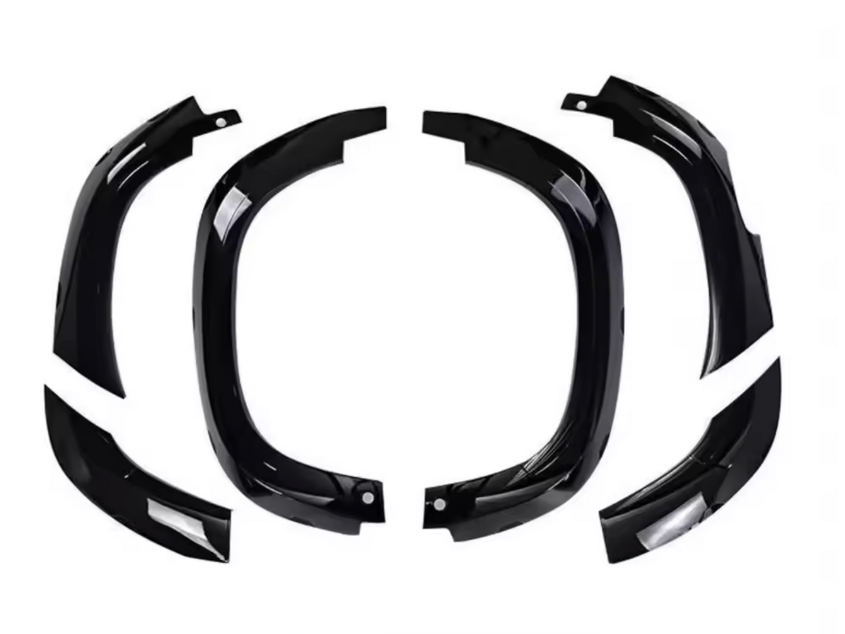 Hoogglans zwarte ABS widetrack wielkastverbreders voor Defender 110
